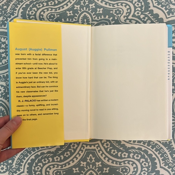 Wonder by R.J. Palacio Hardcover Novel - Picture 5 of 7